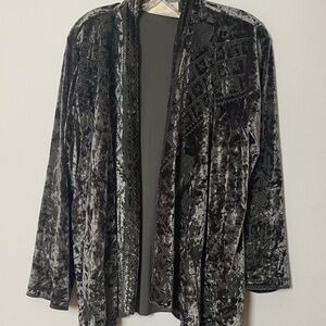 California MoonRise Gray Velvet Jacket